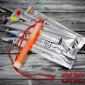 Светящиеся палочка ХИС 15 см. «GLOW STICK» оранжевый в фольге